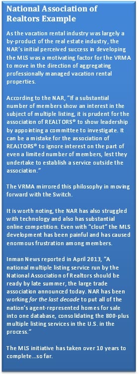 NAR MLS Influence on VRMA