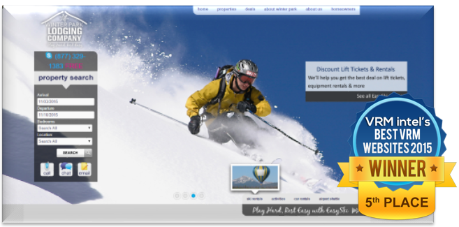 Winter Park Lodging Company Wins Top 5 Vacation Rental Websites 2015 -VRM Intel