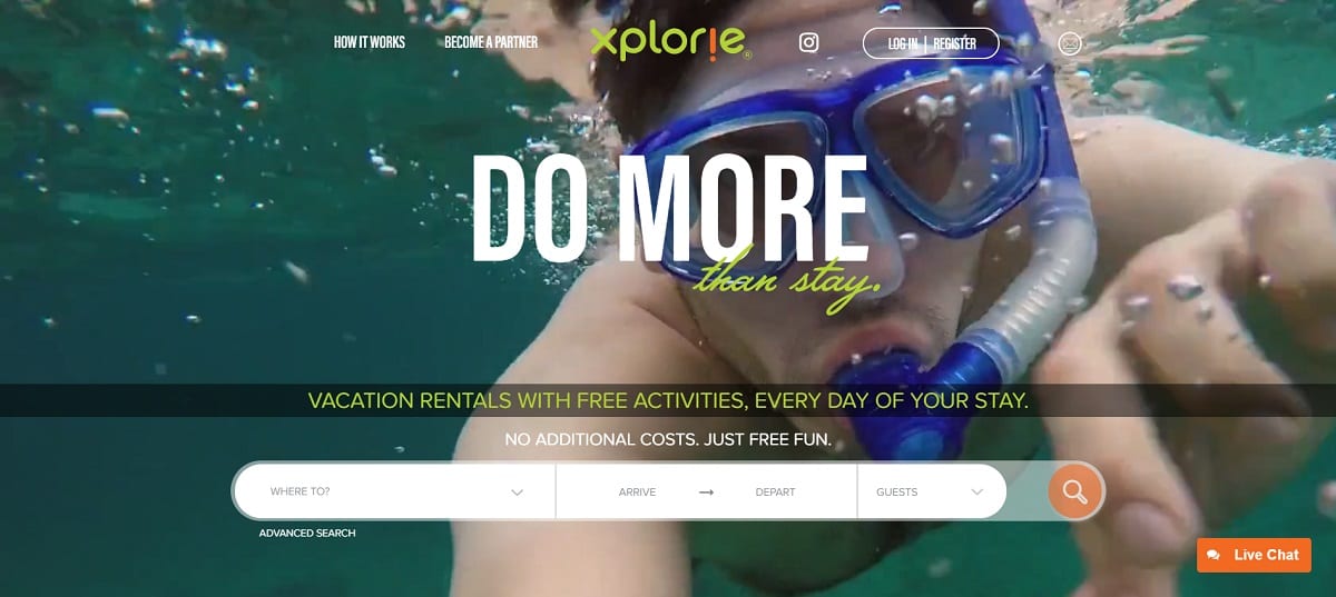 xplorie website guest activities vacation rental partners