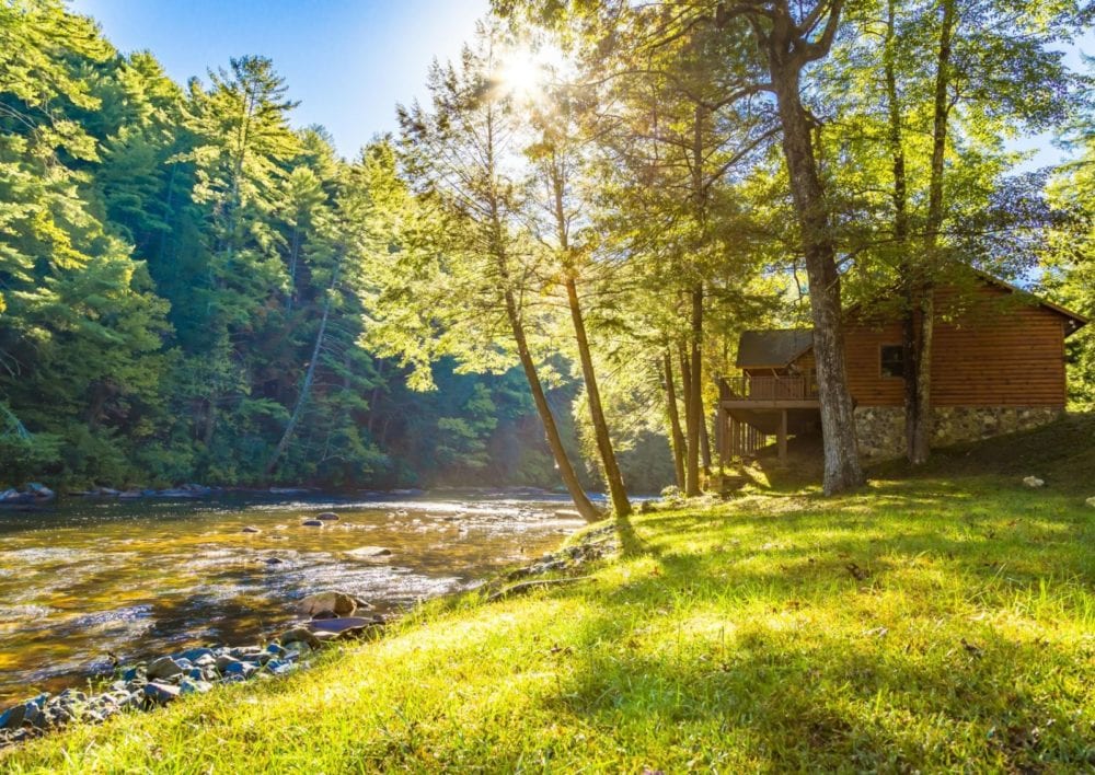 georgia mountain cabin rentals blue ridge riverfront vacation rental